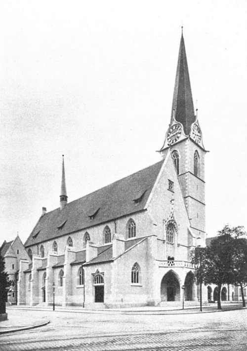 Schwarzweiss-Foto Heiliggeistkirche 1912