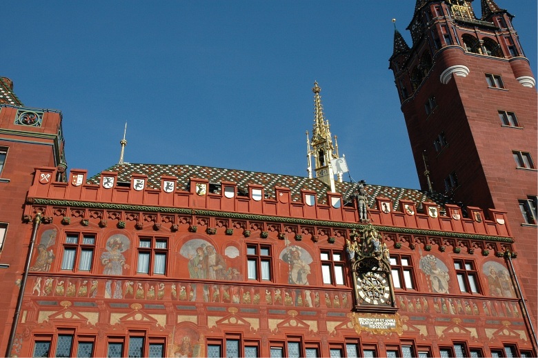 Basler Rathaus, Frontalansicht