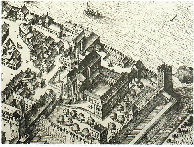 Klingentalkloster Merianplan 1615