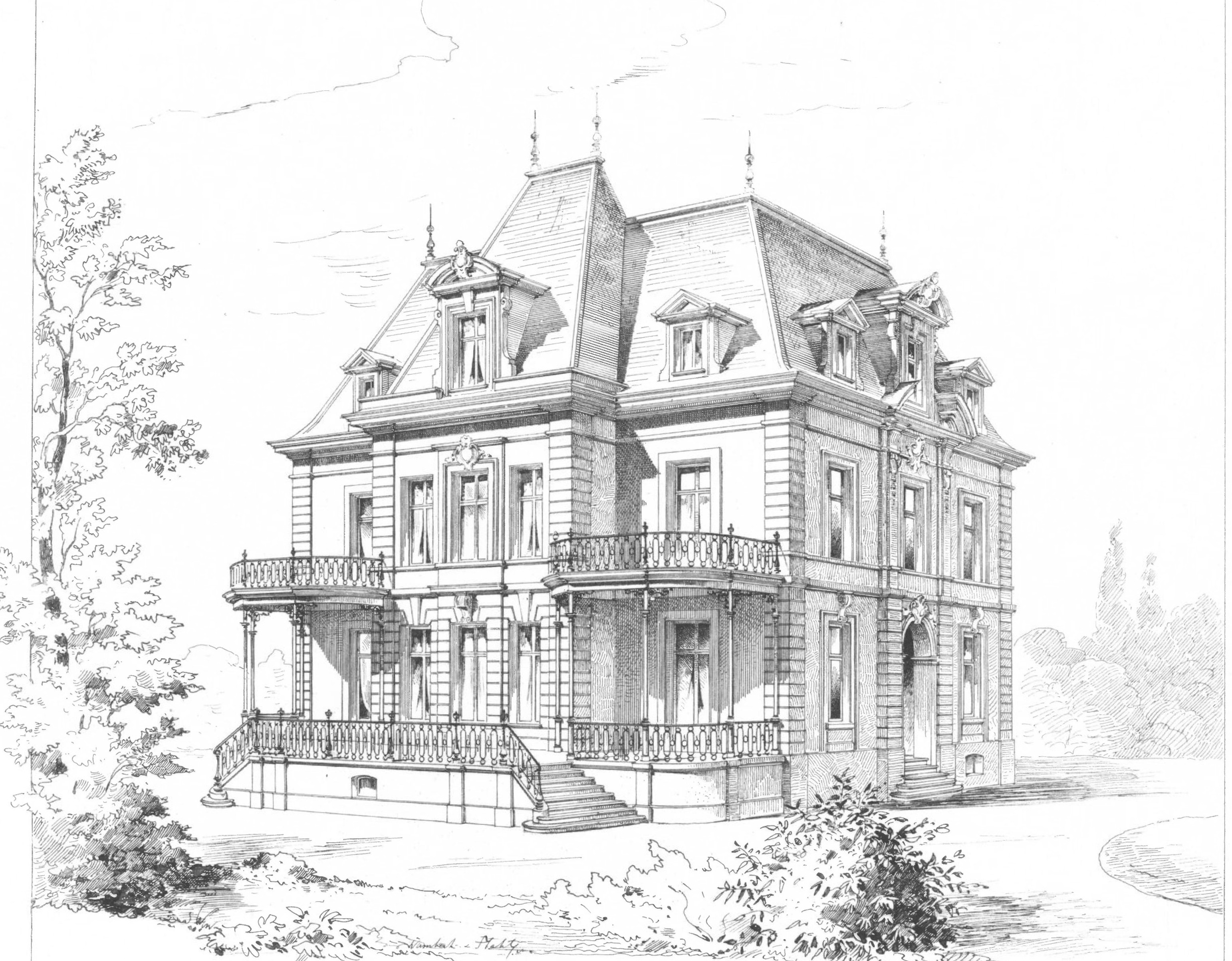 Villa Gellertstrasse 40 1879 von Johann Jakob Stehlin d. J.