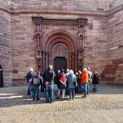 Seiteneingang Münster, auf der Pfalz, Basel